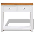 Solid Oak Wood Console Table Y322906
