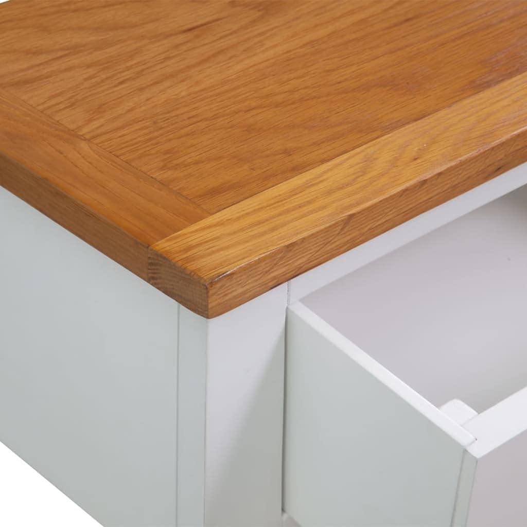 Solid Oak Wood Console Table Y322906