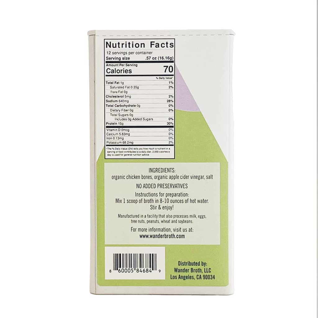 Organic Chicken Bone Broth 12 Serving J92964