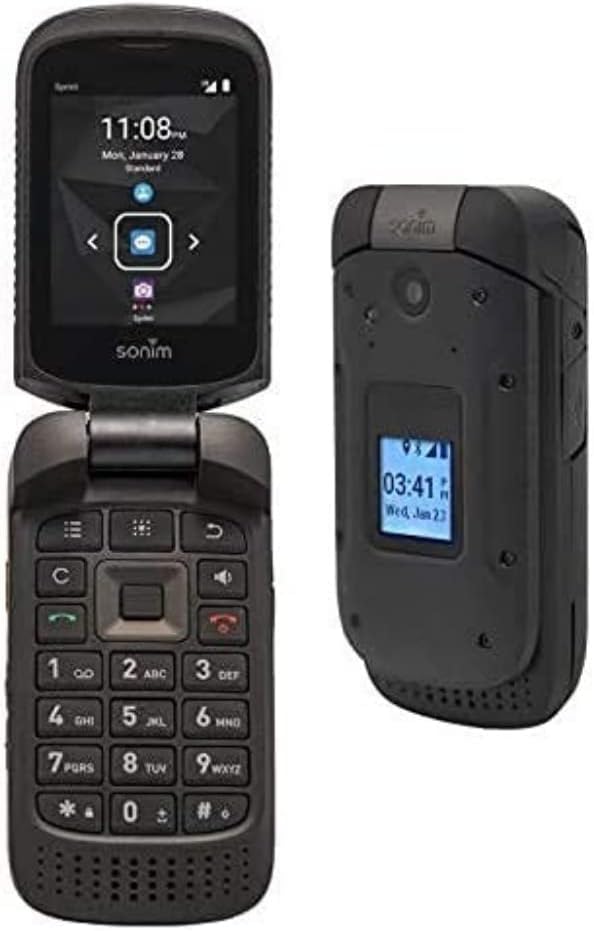 4G LTE 8GB Ultra Rugged Flip Phone Black V794721