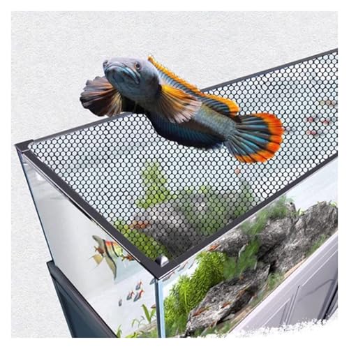 Aquarium Anti-Jump Net Cover (55.1" x 23.6") J769369