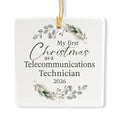 Ceramic 3-inch Square Ornament B416