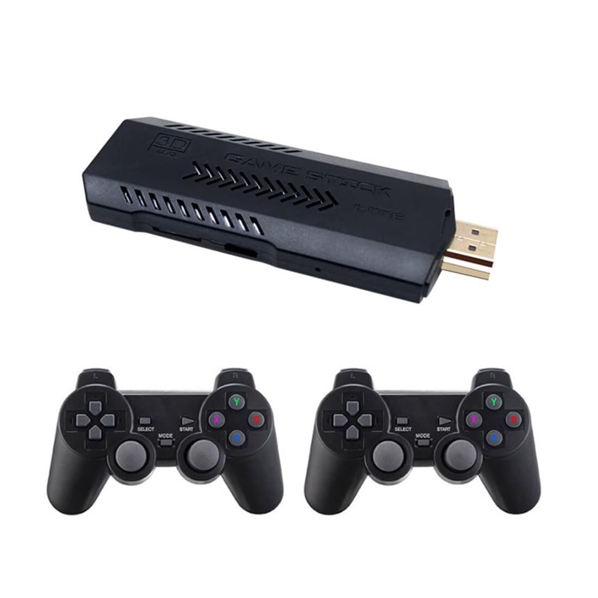 4K Retro Game Stick with 2 Wireless Controllers 64GB R9553