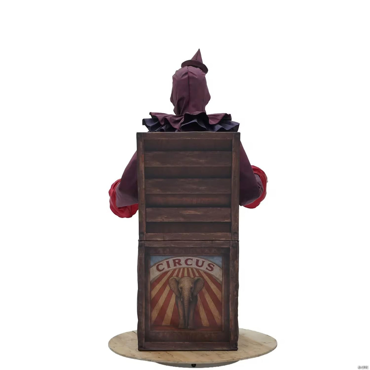 5 Ft. Skeleton Clown Halloween Decoration V460