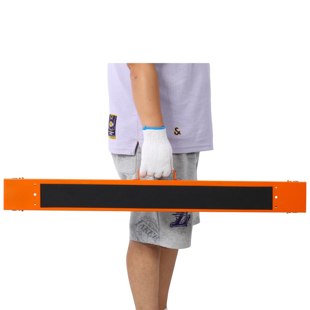 Folding Sawhorse 2 Pack Heavy Duty 550 lbs Capacity Portable Collapsible Metal Frame Non-Slip L54337