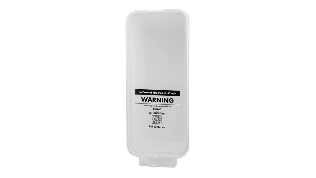 3 Pack White Wall-Mounted Fire Extinguisher Cabinet with Clear Pull-Cover T214946