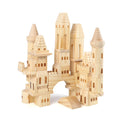 75 Pieces Wooden Castle Building Blocks U9516