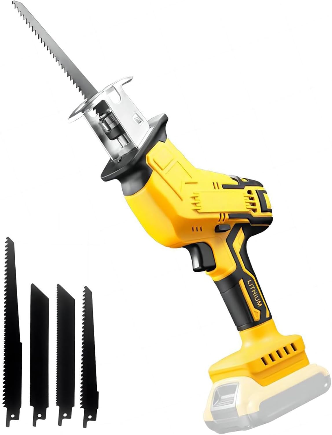 Cordless Reciprocating Saw with 4 Saw Blades T45558