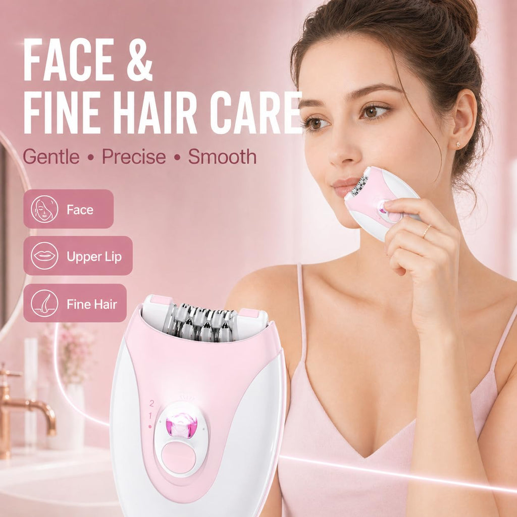 Electric Epilator with 36 Tweezers, 2 Speed Cordless USB W243257