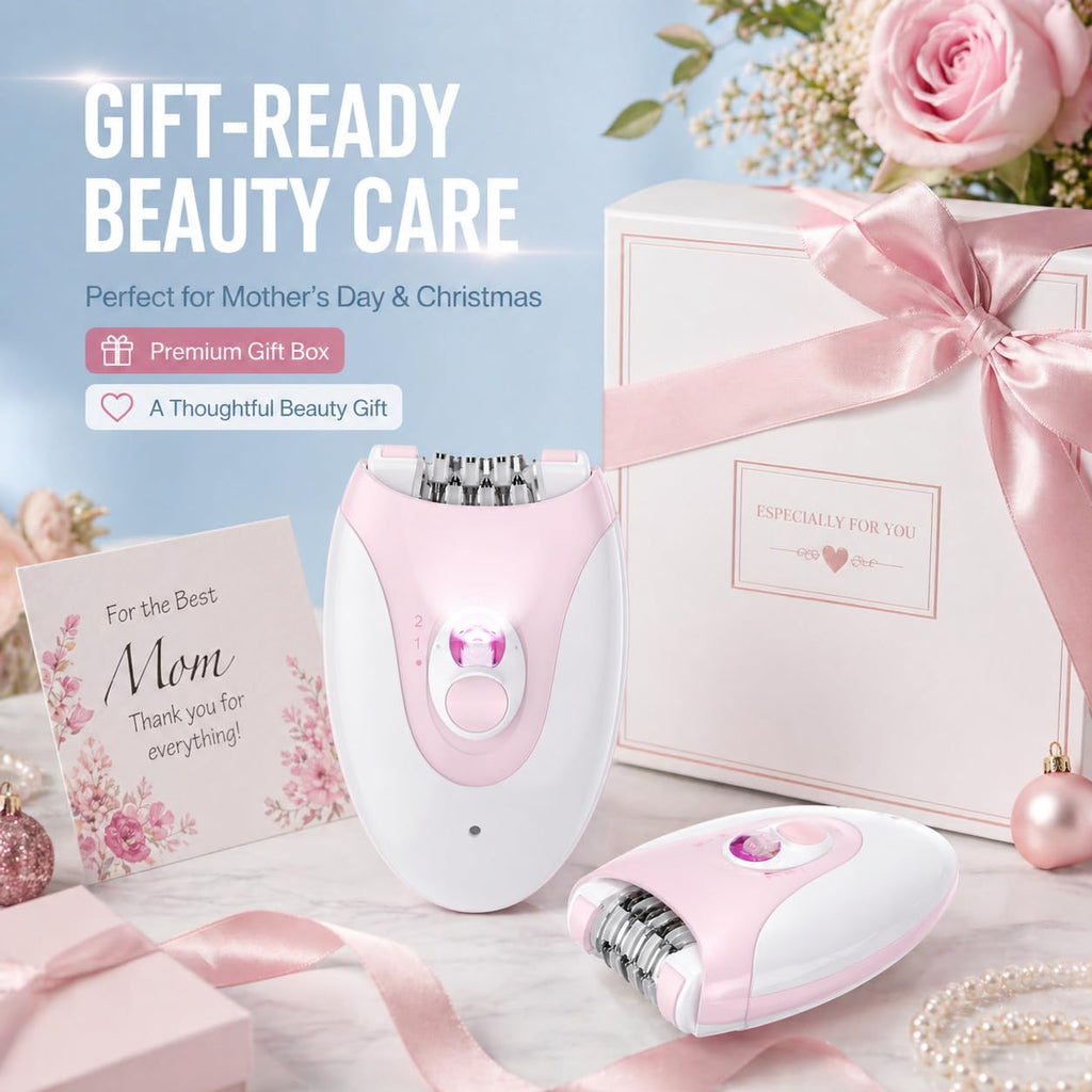 Electric Epilator with 36 Tweezers, 2 Speed Cordless USB W243257