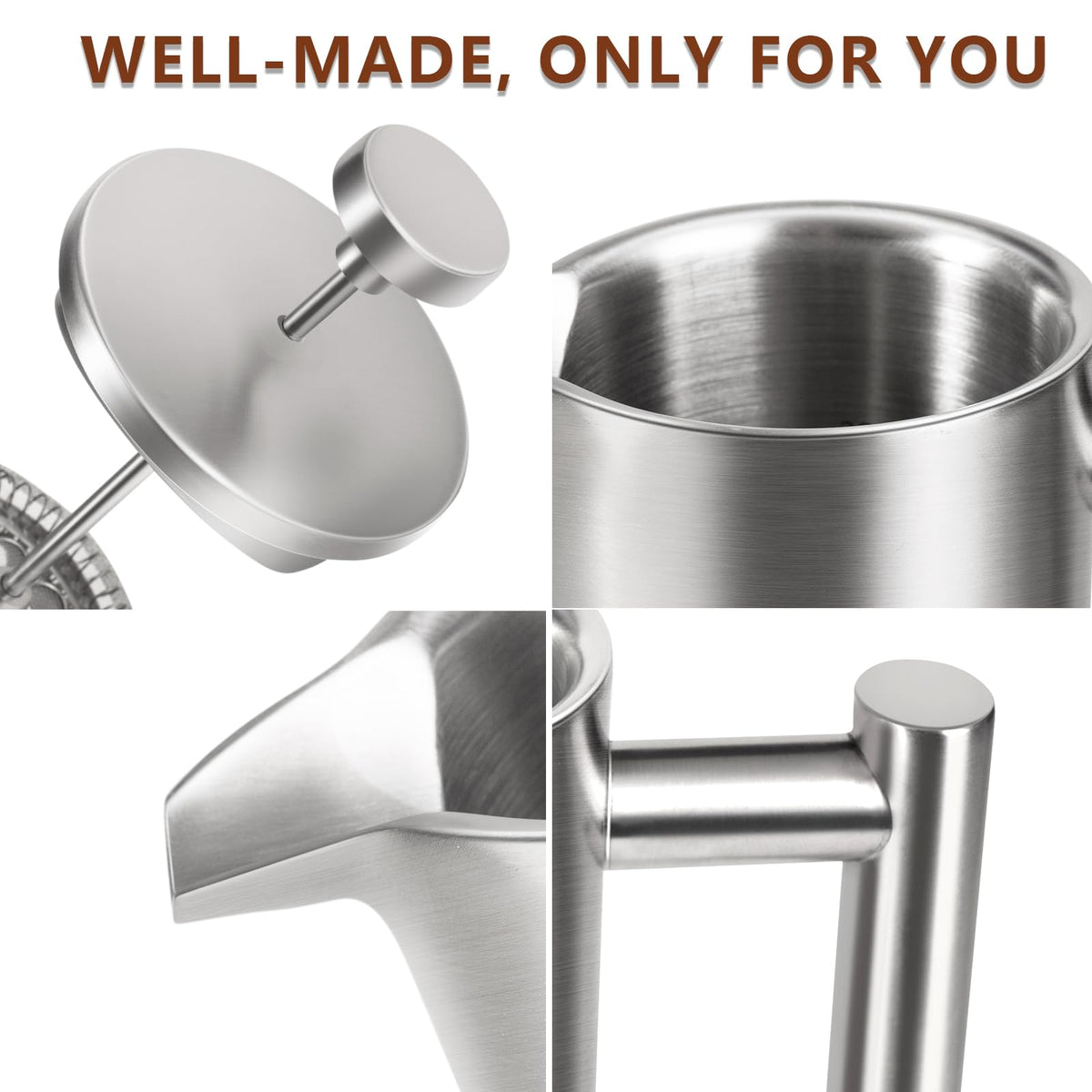 34 OZ Stainless Steel French Press U3882