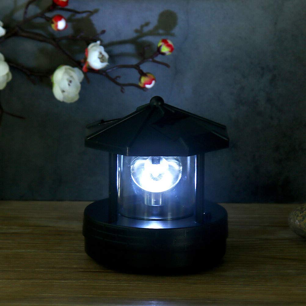 Solar Powered Rotating Lighthouse Decorative Light M908348