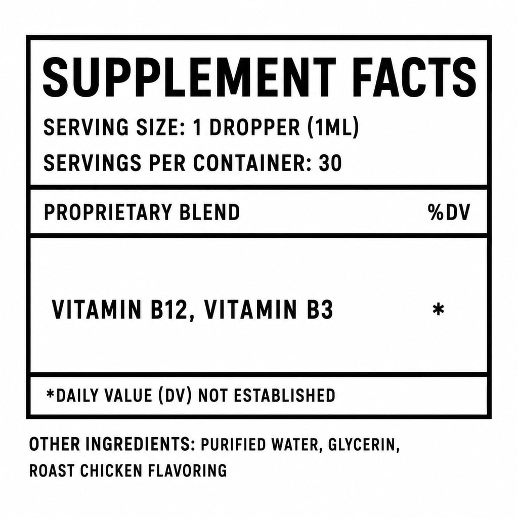 B12 Appetite Stimulant for Cats & Dogs 1 fl oz Roast Chicken Flavor S687250