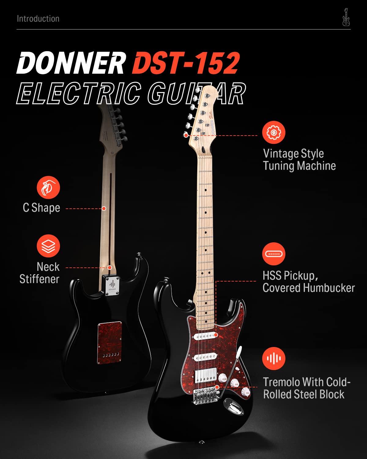 Electric Guitar HSS Coil Split N1616