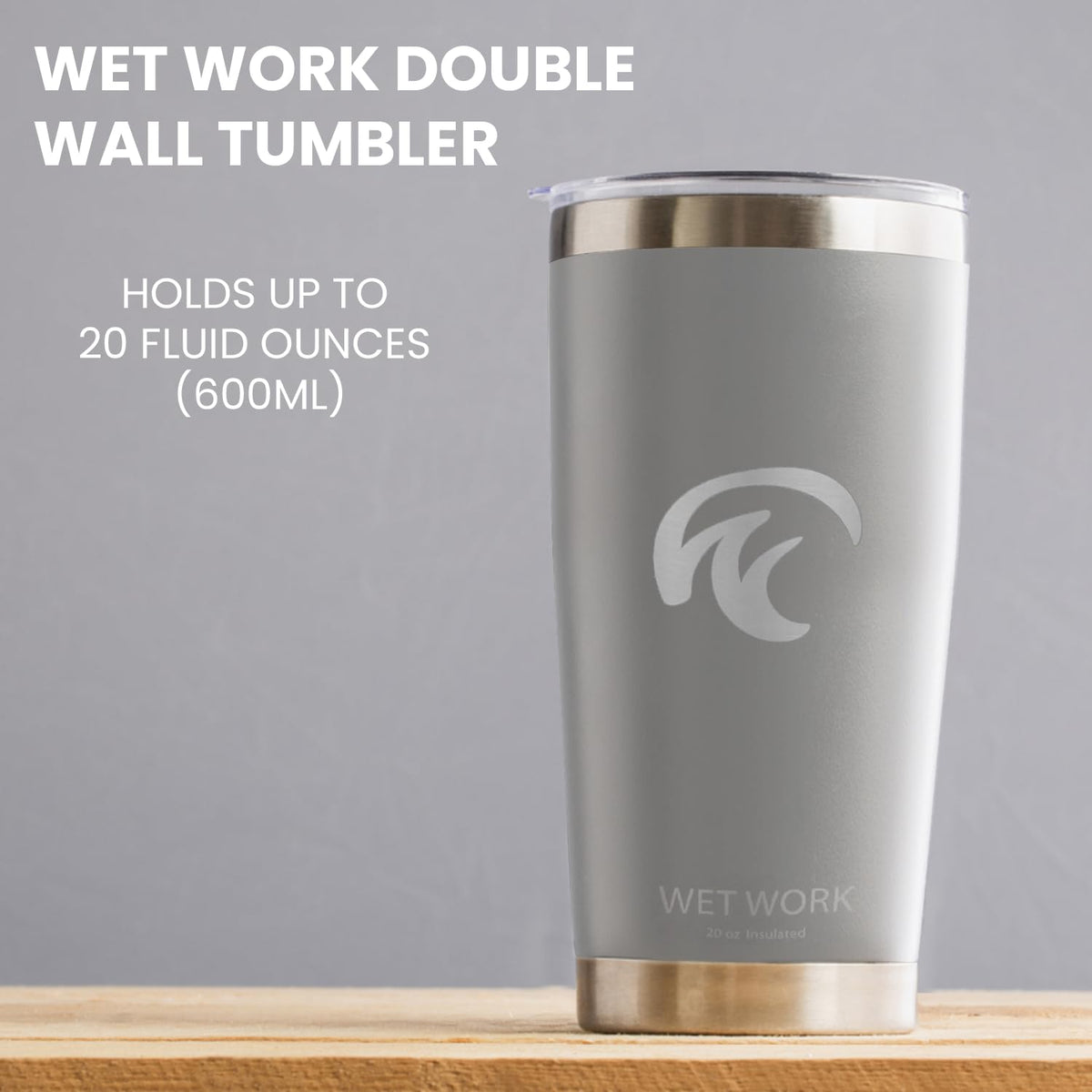 20 oz Stainless Steel Insulated Tumbler with Leak Proof Lid V324359