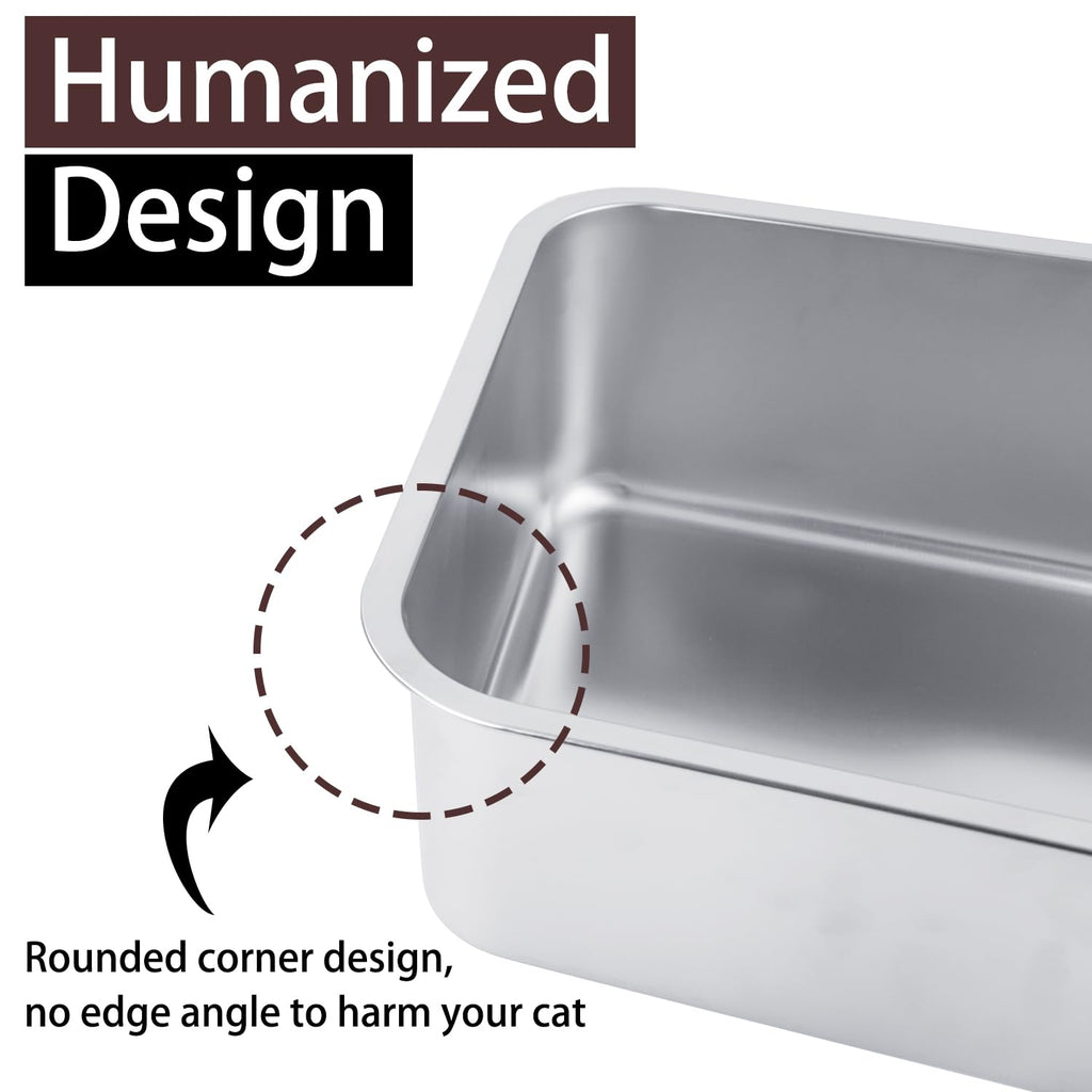 Stainless Steel Cat Litter Box R52621