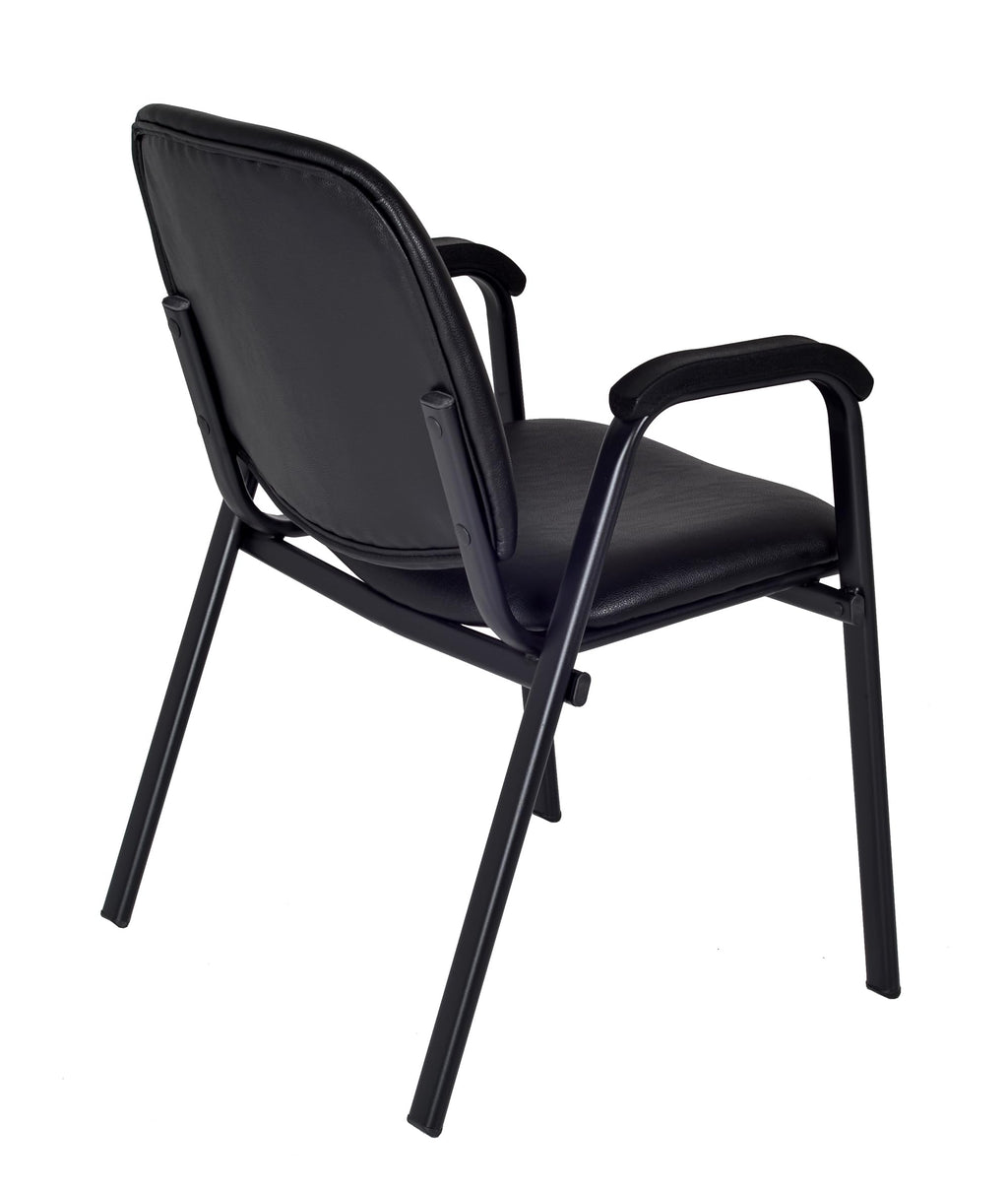 Vinyl Stacking Chair with Arms S73040