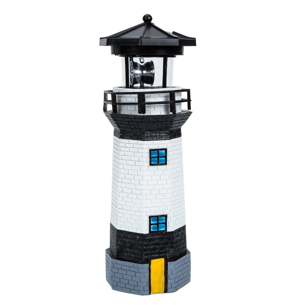 Solar Rotating Lighthouse Garden Light L6866