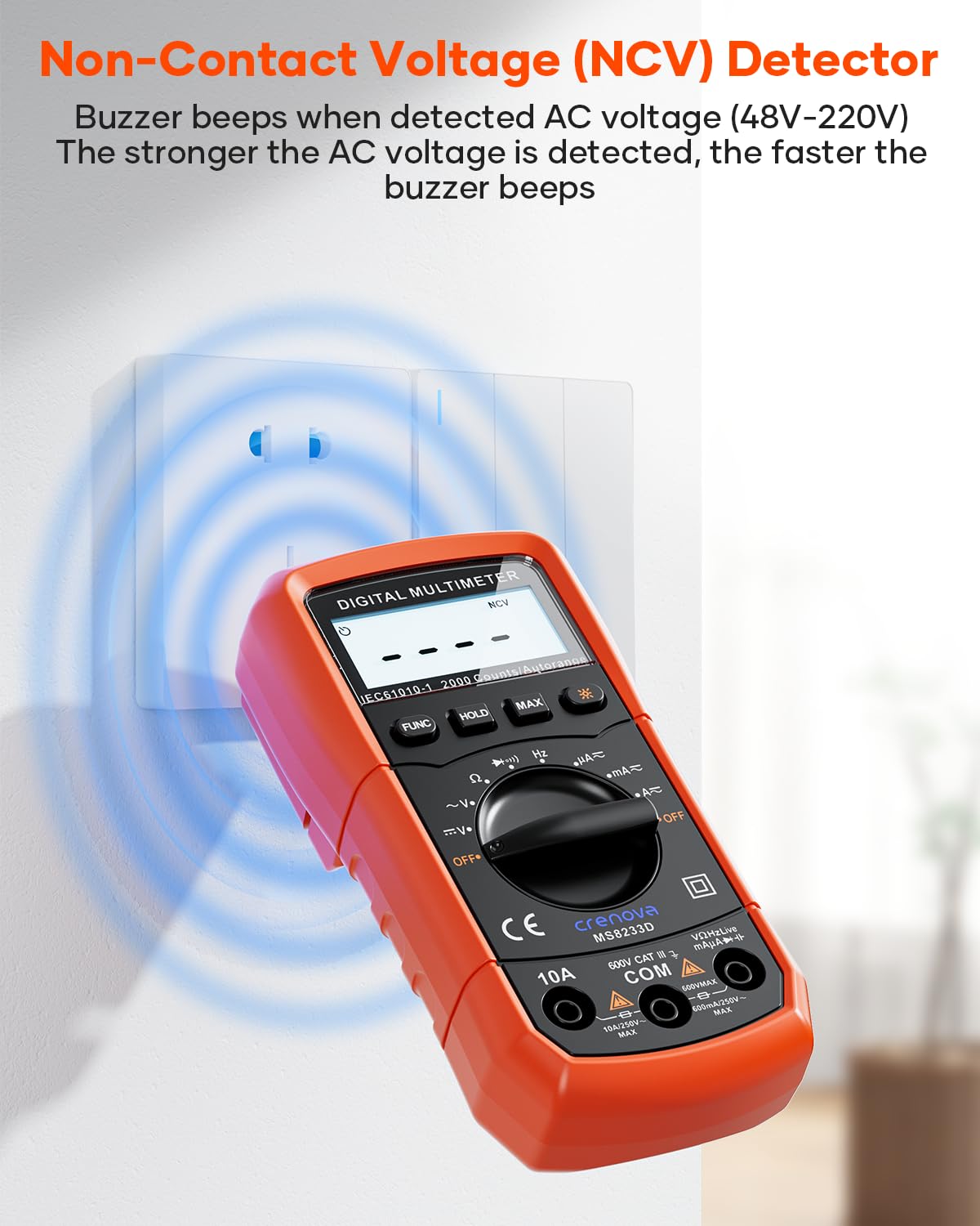 Auto-Ranging Multimeter TRMS 6000 Counts U18198
