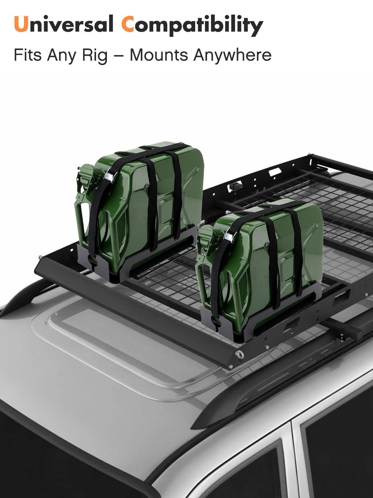 Heavy-Duty Jerry Can Holder with Webbed Strap M390536