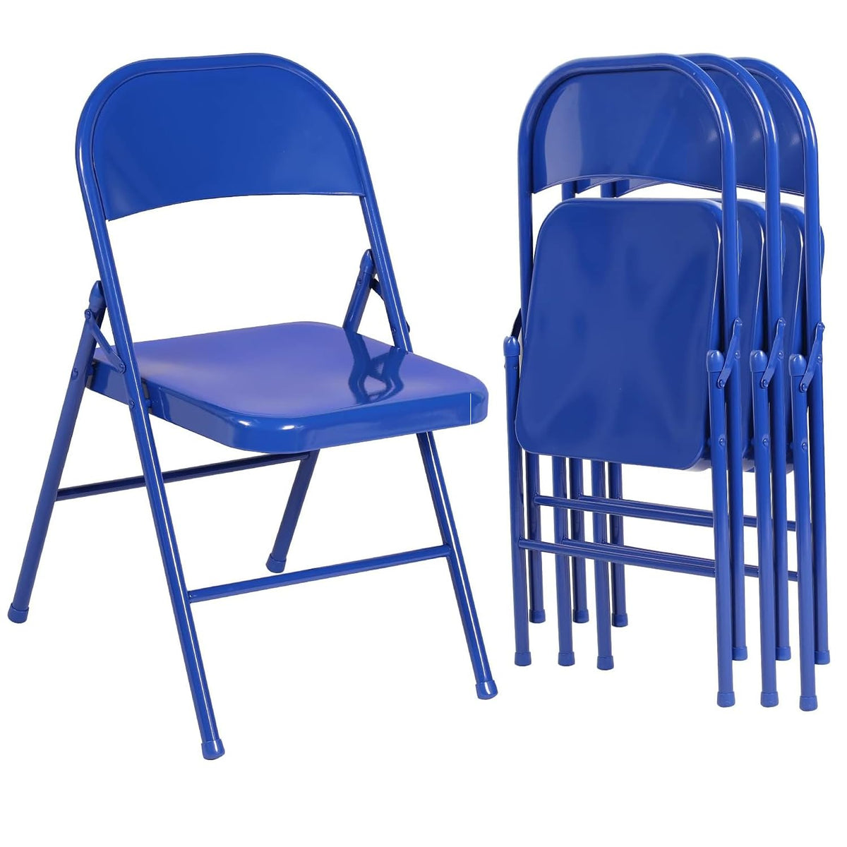 Metal Folding Chairs 4 Pack U117308