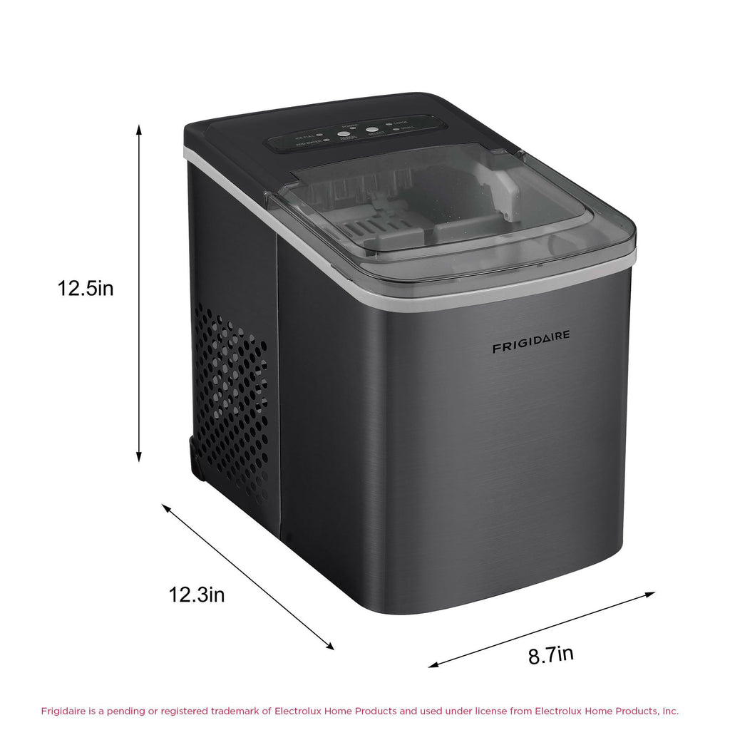 Portable 26 lb per Day Bullet Ice Maker Machine Black Stainless Steel F6451