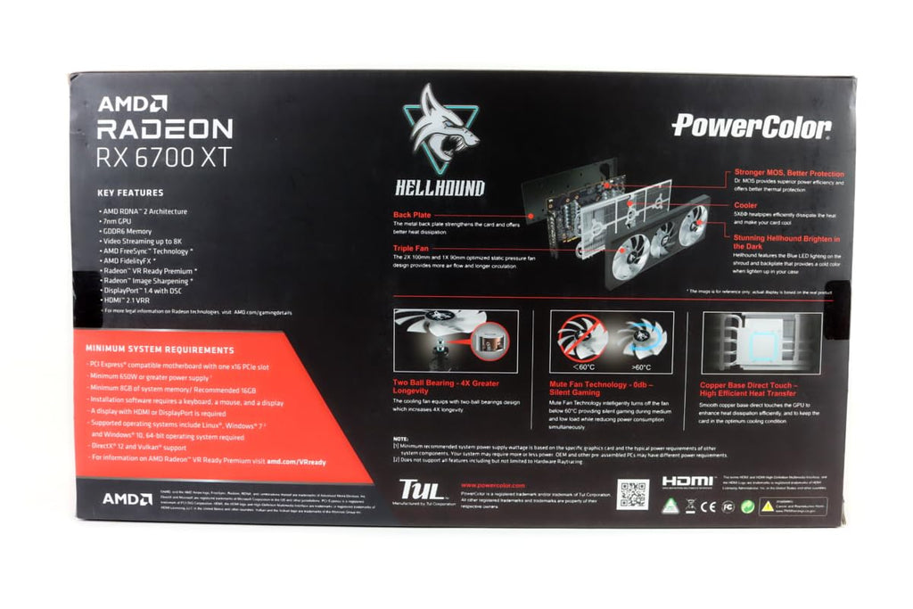 AMD Radeon RX 6700 XT 12GB GDDR6 Graphics Card Y36576