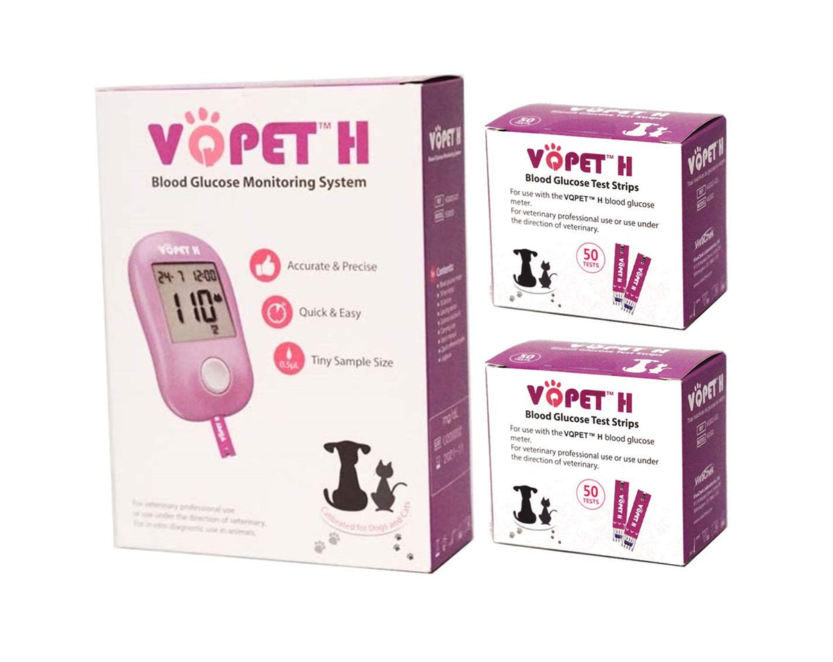 Blood Glucose Monitoring System with 100 Test Strips F104