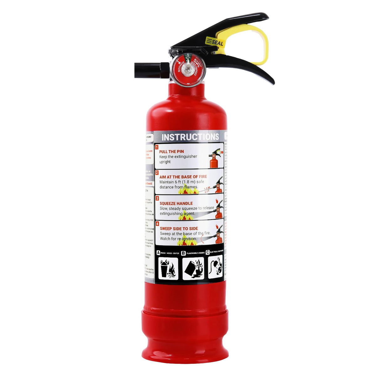 2.5 lb ABC Dry Chemical Fire Extinguishers 1-Pack Z34584