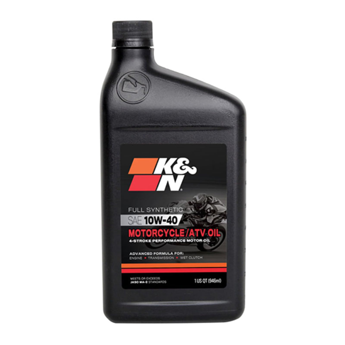 10W-40 Synthetic Motorcycle ATV Oil 1 qt J31583