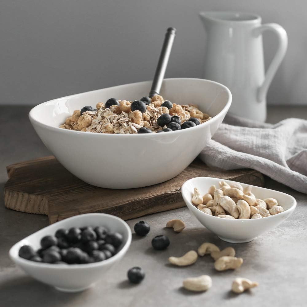 9.25" Oval Serving Bowls Set of 4 O308690