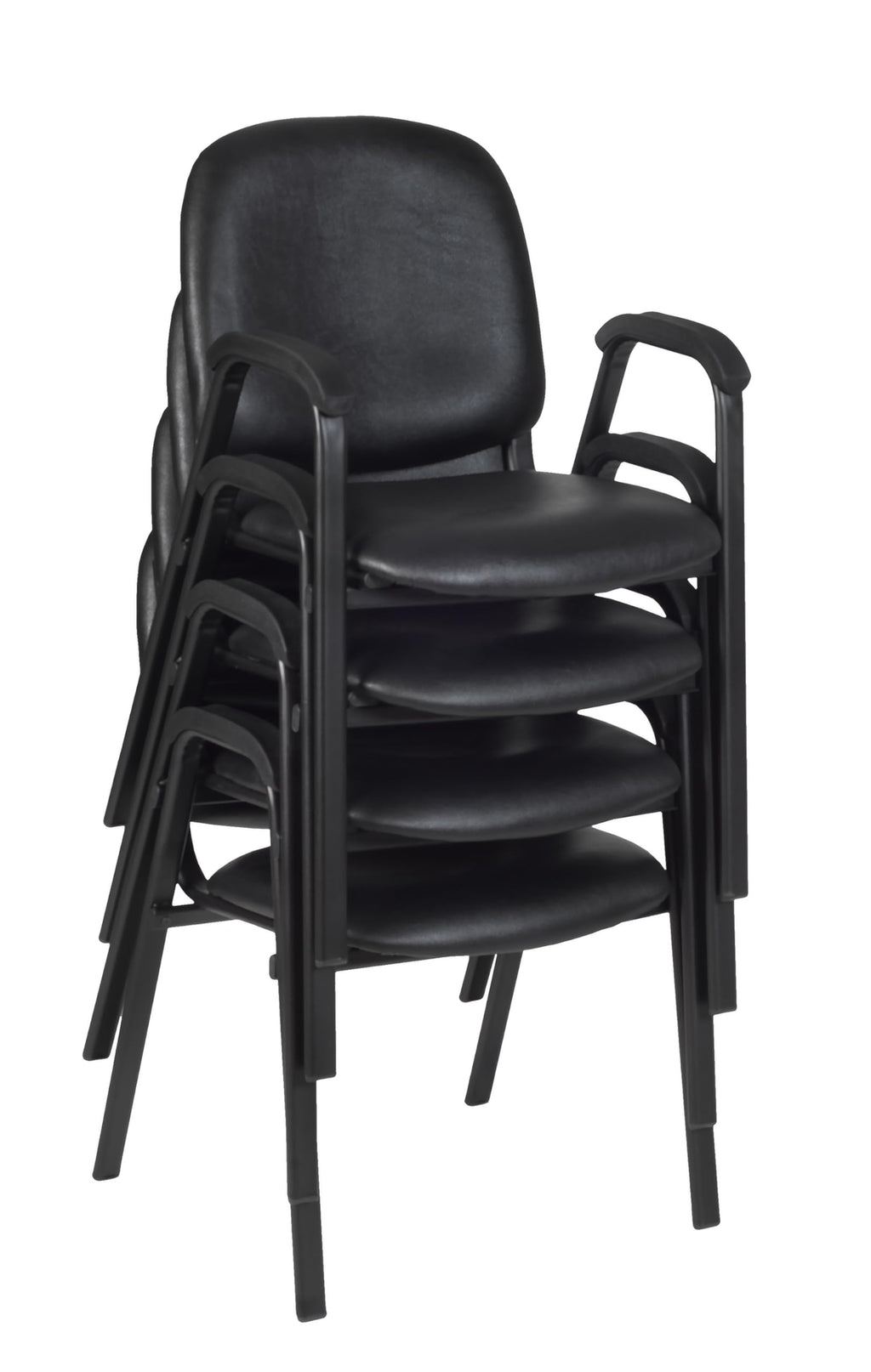 Vinyl Stacking Chair with Arms S73040