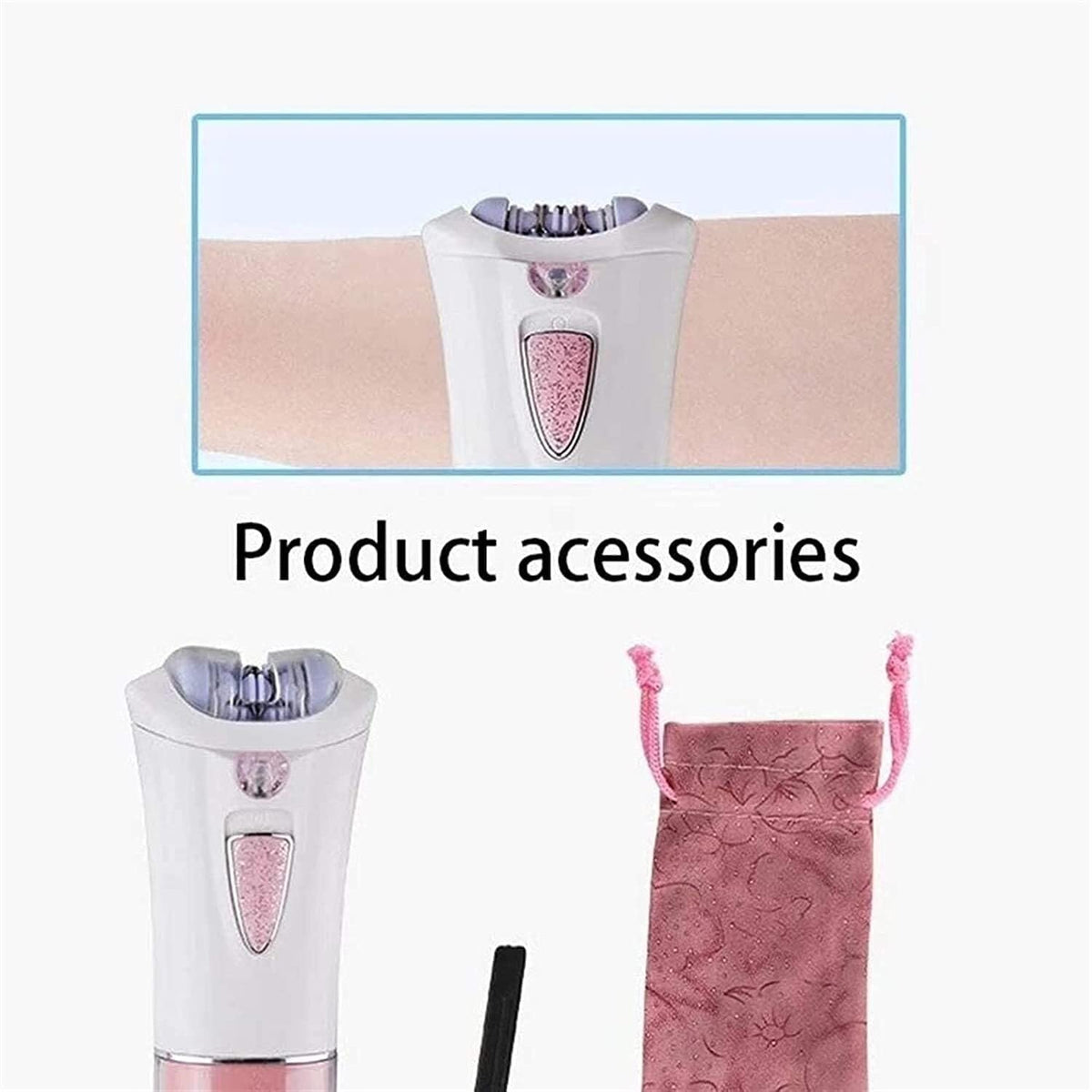 Battery Powered Epilator Mini Shaver Trimmer Razor Q44067