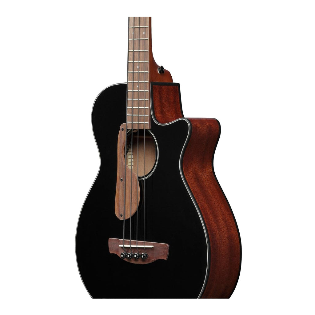 Black High Gloss Acoustic-electric Bass Guitar P501