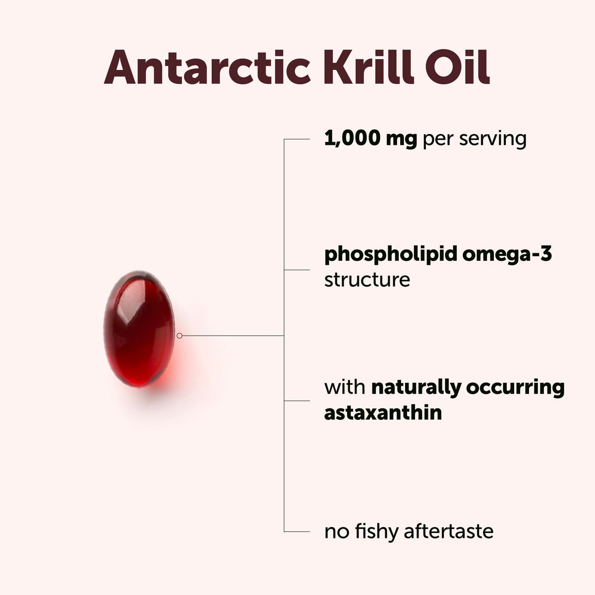 Antarctic Krill Oil 1,000 mg 300 Softgels Omega-3 EPA & DHA V3134