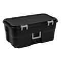 Black 22Gal Wheeled Lockable Storage Footlocker K105470
