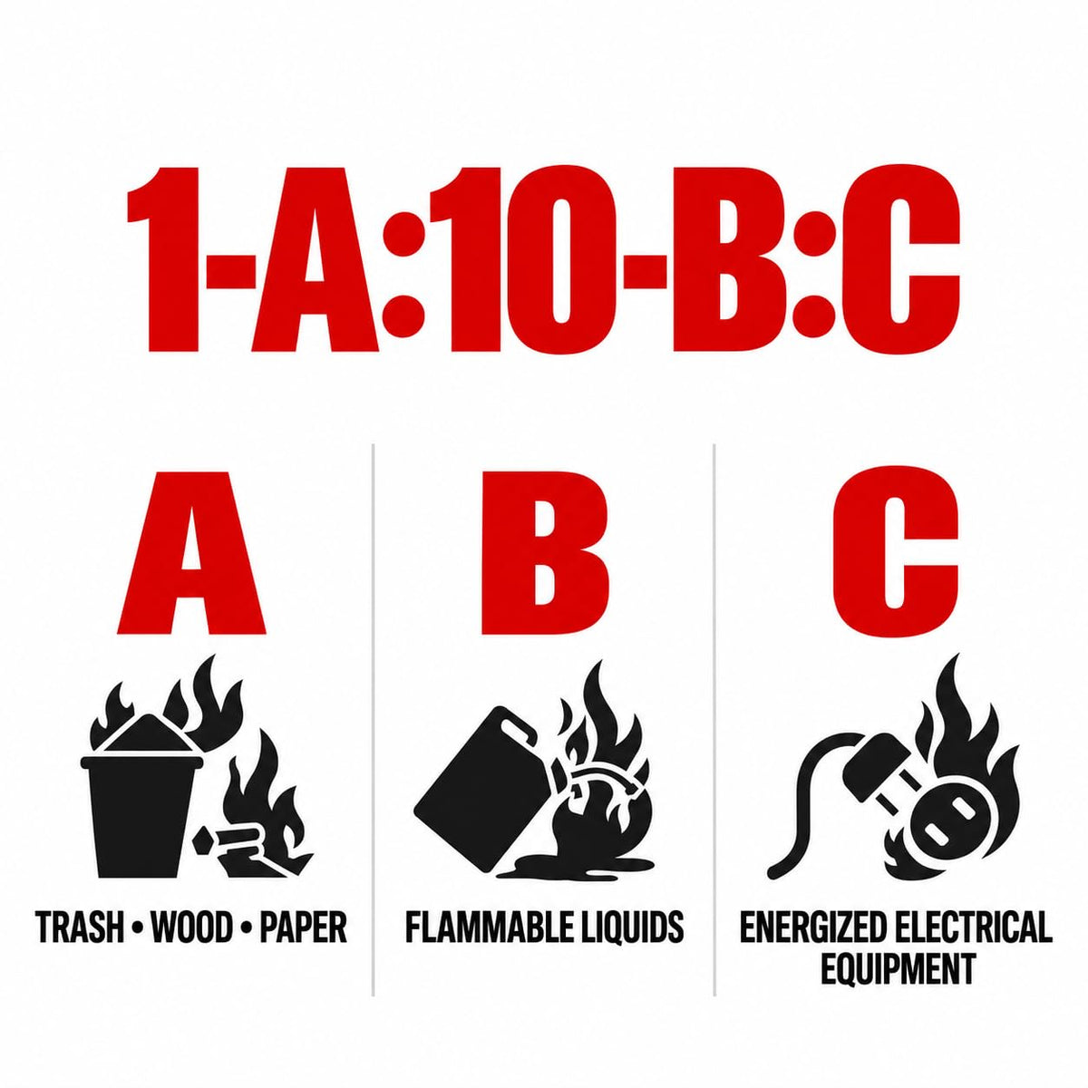 2.5 lb ABC Dry Chemical Fire Extinguishers 1-Pack Z34584