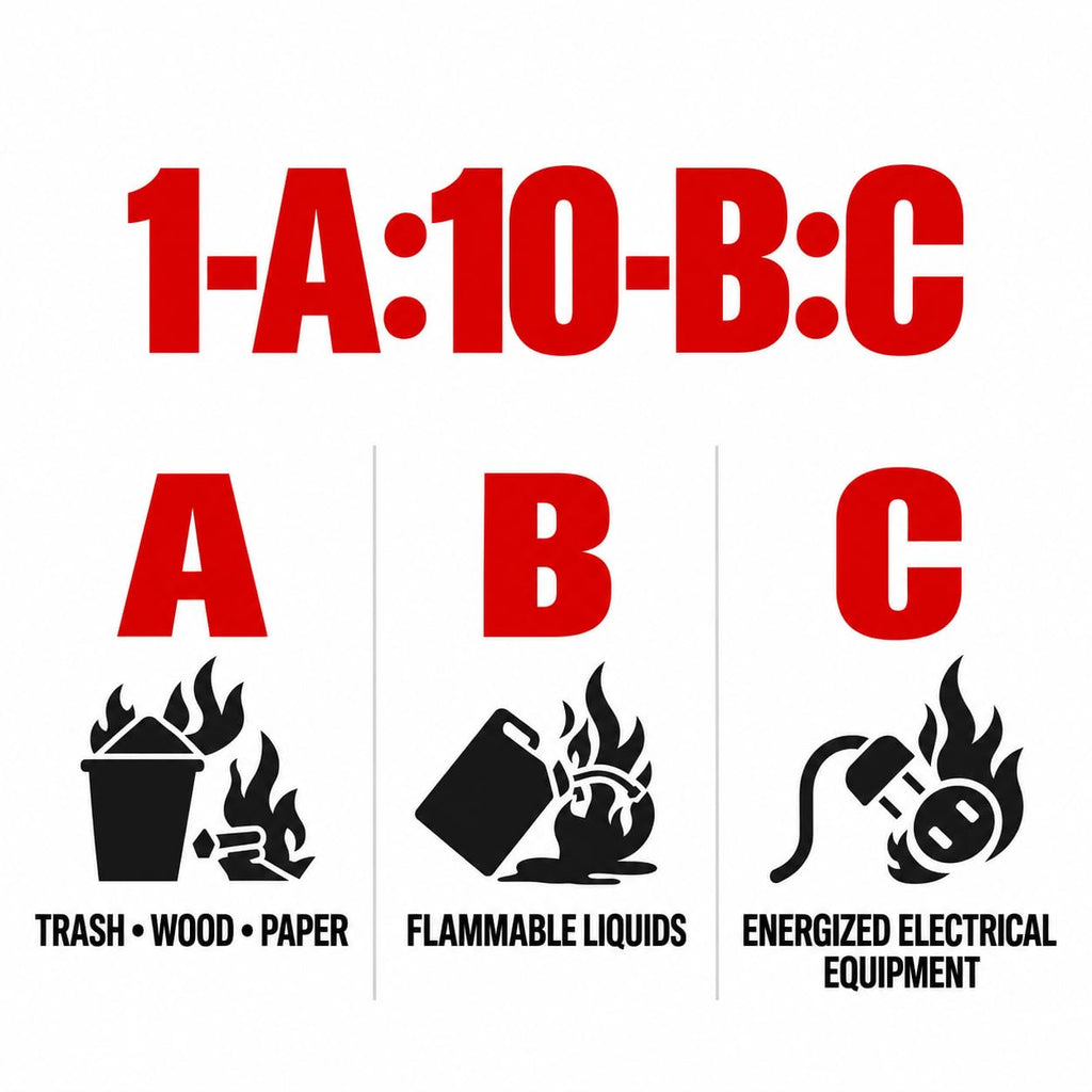 2.5 lb ABC Dry Chemical Fire Extinguishers 8-Pack N37609