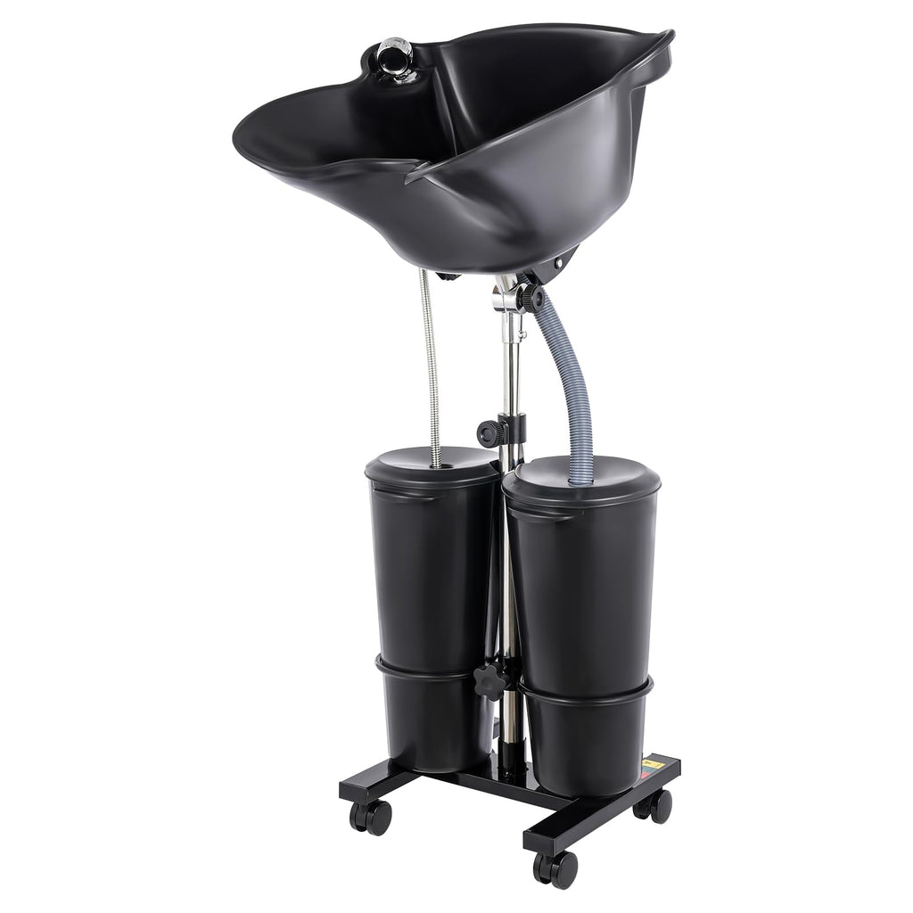 Electric Double Bucket Salon Sink Portable Shampoo Bowl X794493
