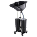 Electric Double Bucket Salon Sink Portable Shampoo Bowl X794493