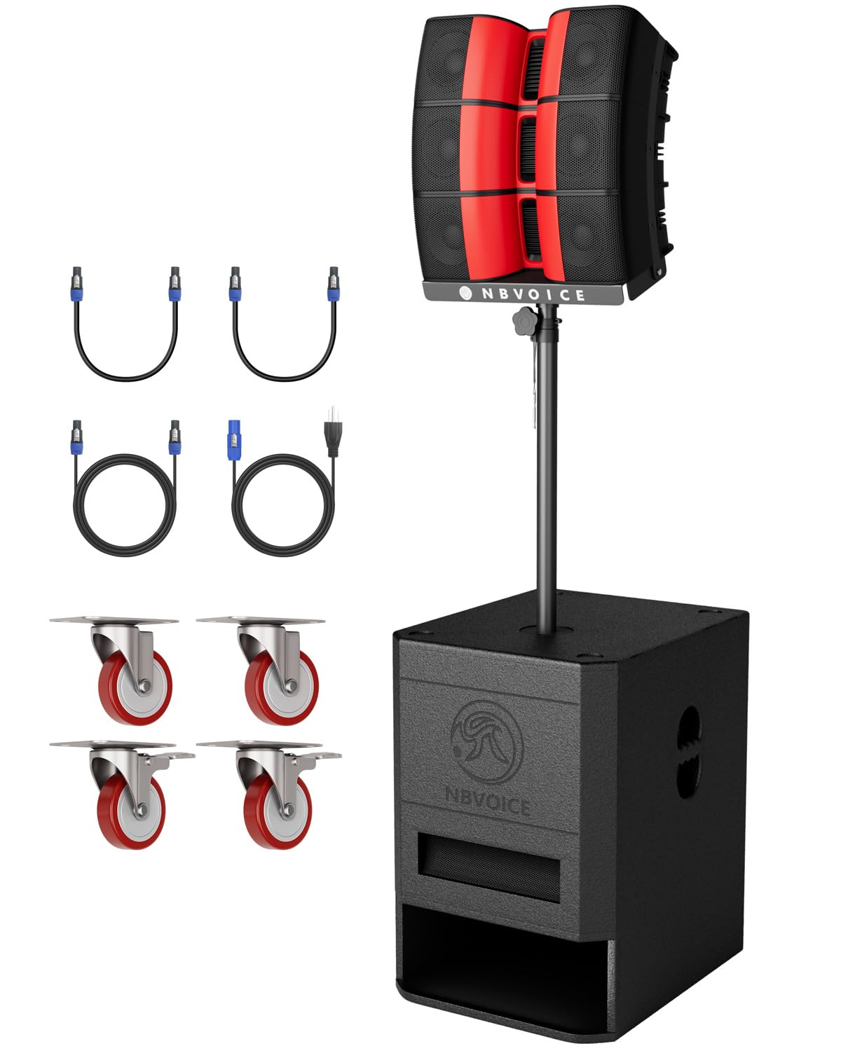 15 inch 2400W PA Speaker System with Sub C347383