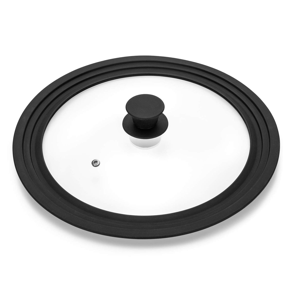 Tempered Glass Universal Lid with Silicone Rim Fits 10.5", 11" and 12" Cookware W355