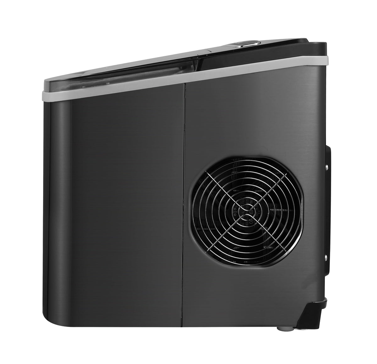 Portable 26 lb per Day Bullet Ice Maker Machine Black Stainless Steel F6451
