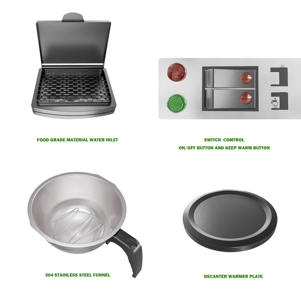 12-Cup Commercial Drip Coffee Maker Q2441