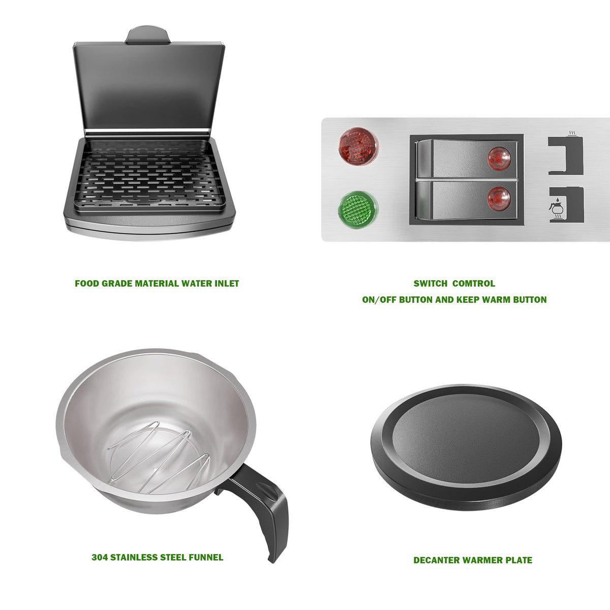 12-Cup Commercial Drip Coffee Maker Q2441