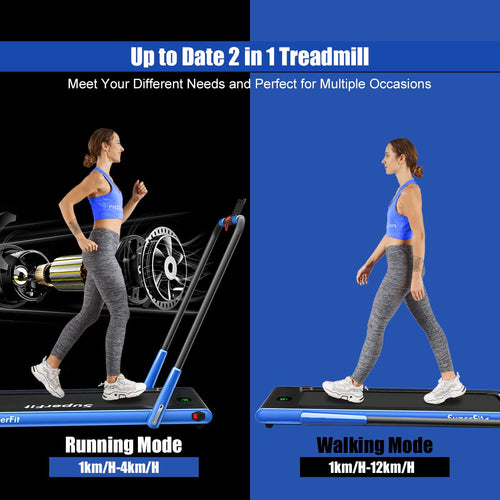 2 in 1 Folding Treadmill X566674