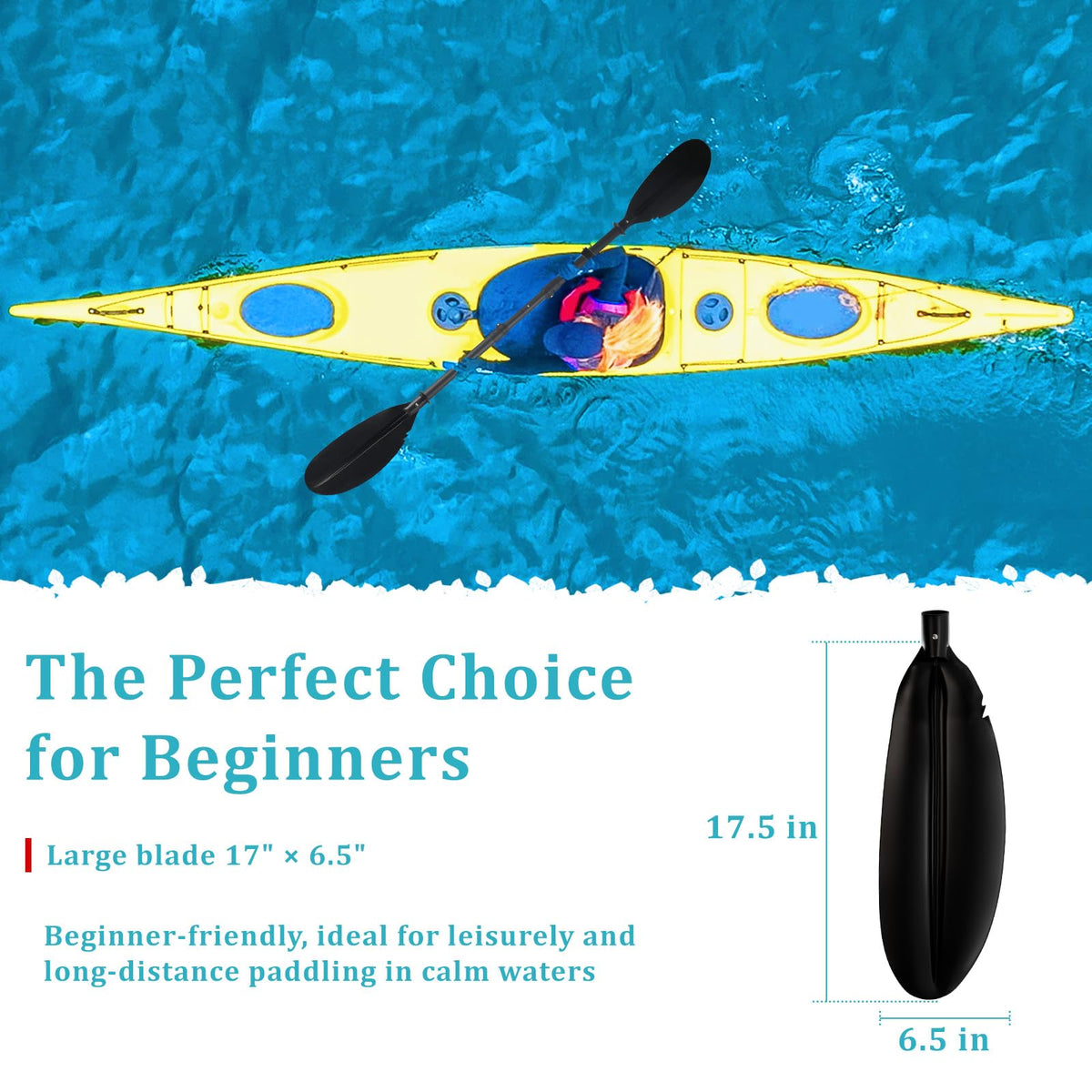 Detachable Adjustable Alloy Shaft Paddle B23617