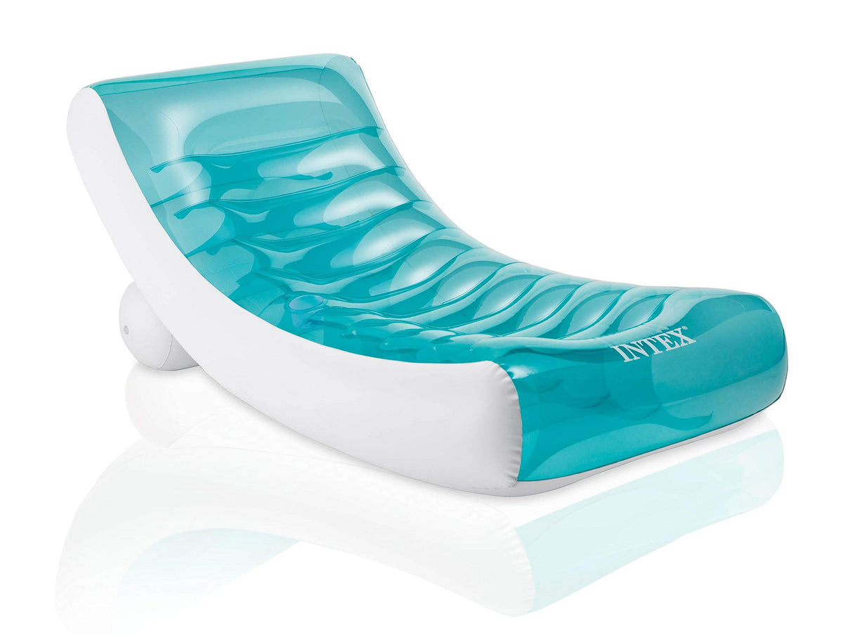 Inflatable Pool Floating Raft Chair with Cupholder 2 Pack W623