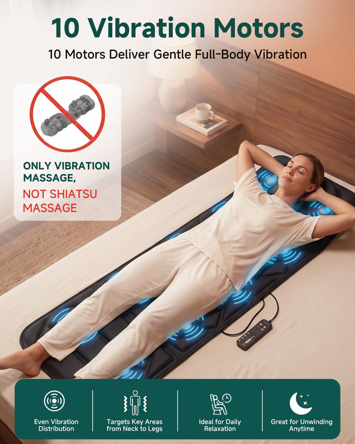 Full Body Massage Mat with Heat P209648