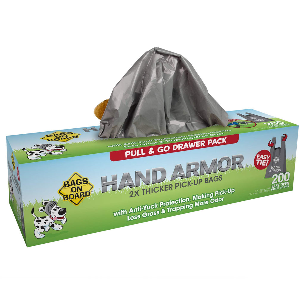 Dog Poop Bags with Easy Tie Handles, 200 Count N747769